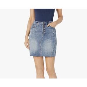 Buffalo by David Bitton Women denim Mini Skirt Sz 28/6US NWT